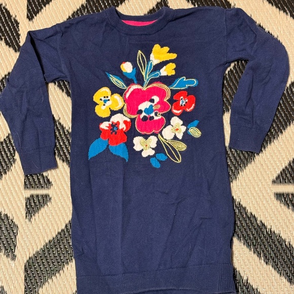 GAP Other - GAP Kids Navy Sweater with Colorful Floral Design